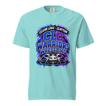 Signature | Comfort Colors T-Shirt | Clear Lake - Clayton Wrestling | Apex Logo