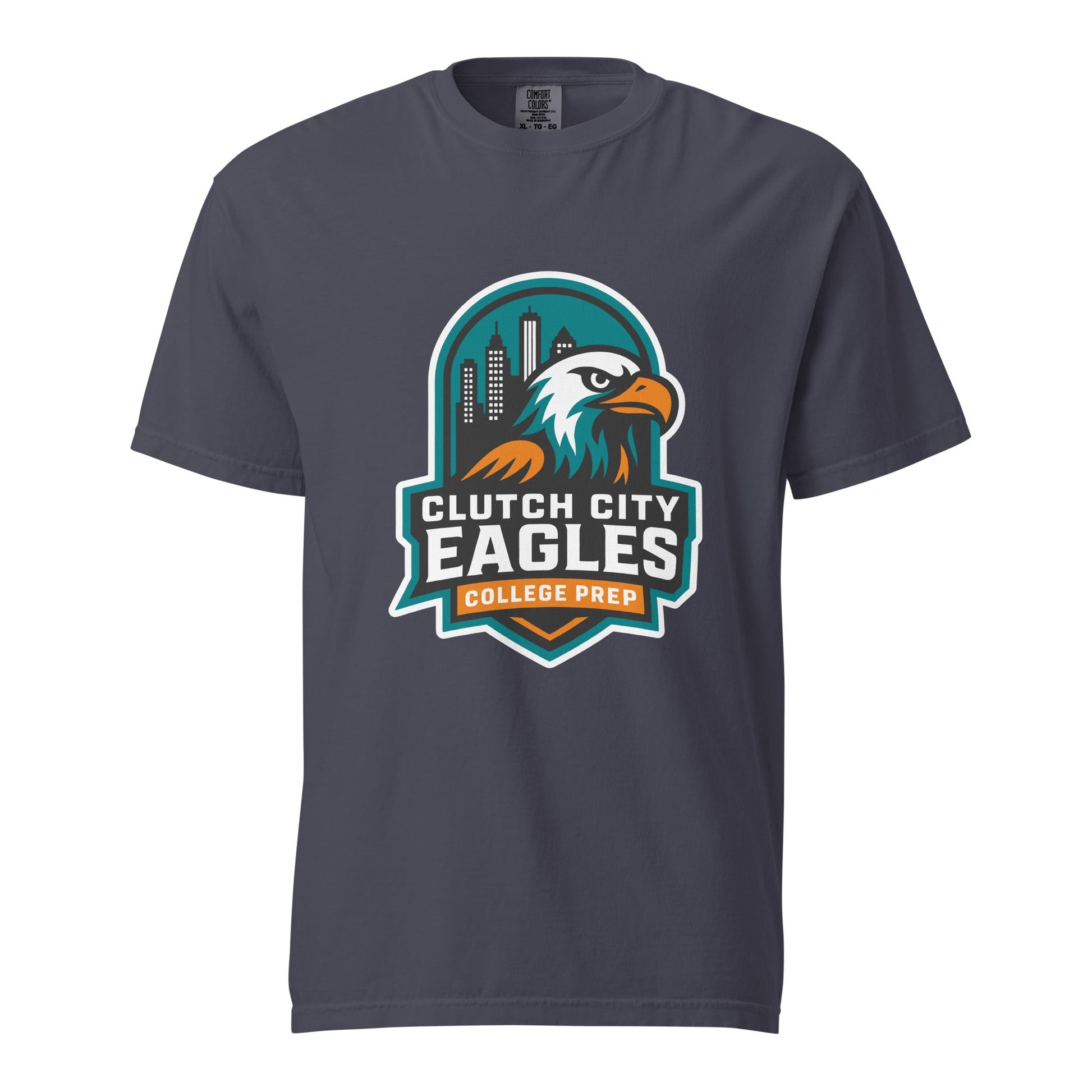 Signature | Comfort Colors T-Shirt | Clutch City College Prep | Shield Logo