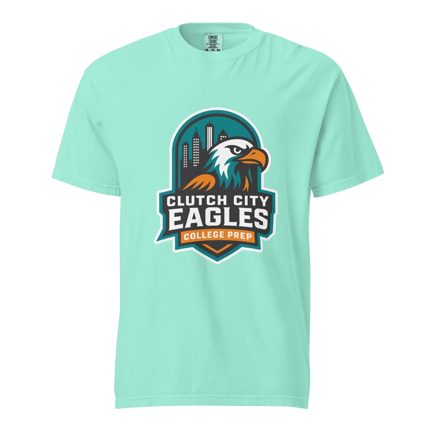 Signature | Comfort Colors T-Shirt | Clutch City College Prep | Shield Logo
