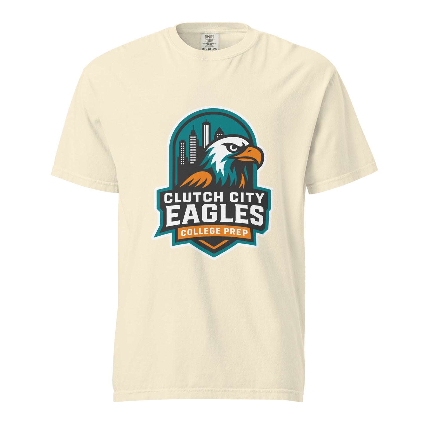 Signature | Comfort Colors T-Shirt | Clutch City College Prep | Shield Logo