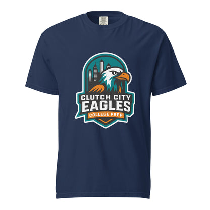 Signature | Comfort Colors T-Shirt | Clutch City College Prep | Shield Logo