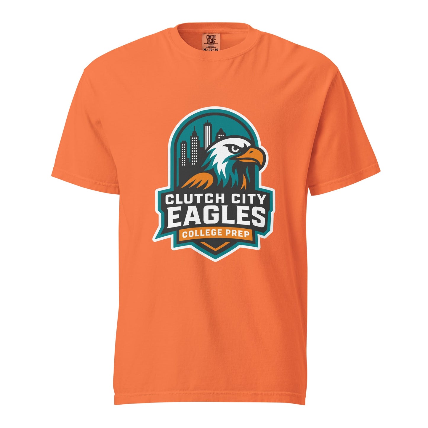 Signature | Comfort Colors T-Shirt | Clutch City College Prep | Shield Logo