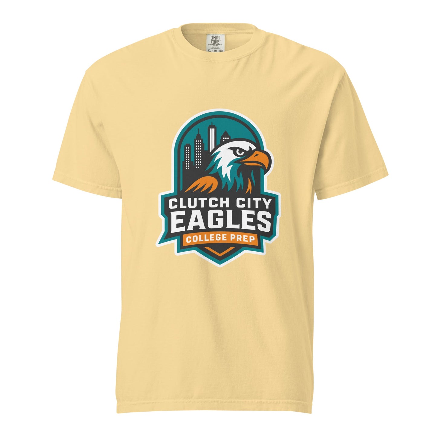Signature | Comfort Colors T-Shirt | Clutch City College Prep | Shield Logo