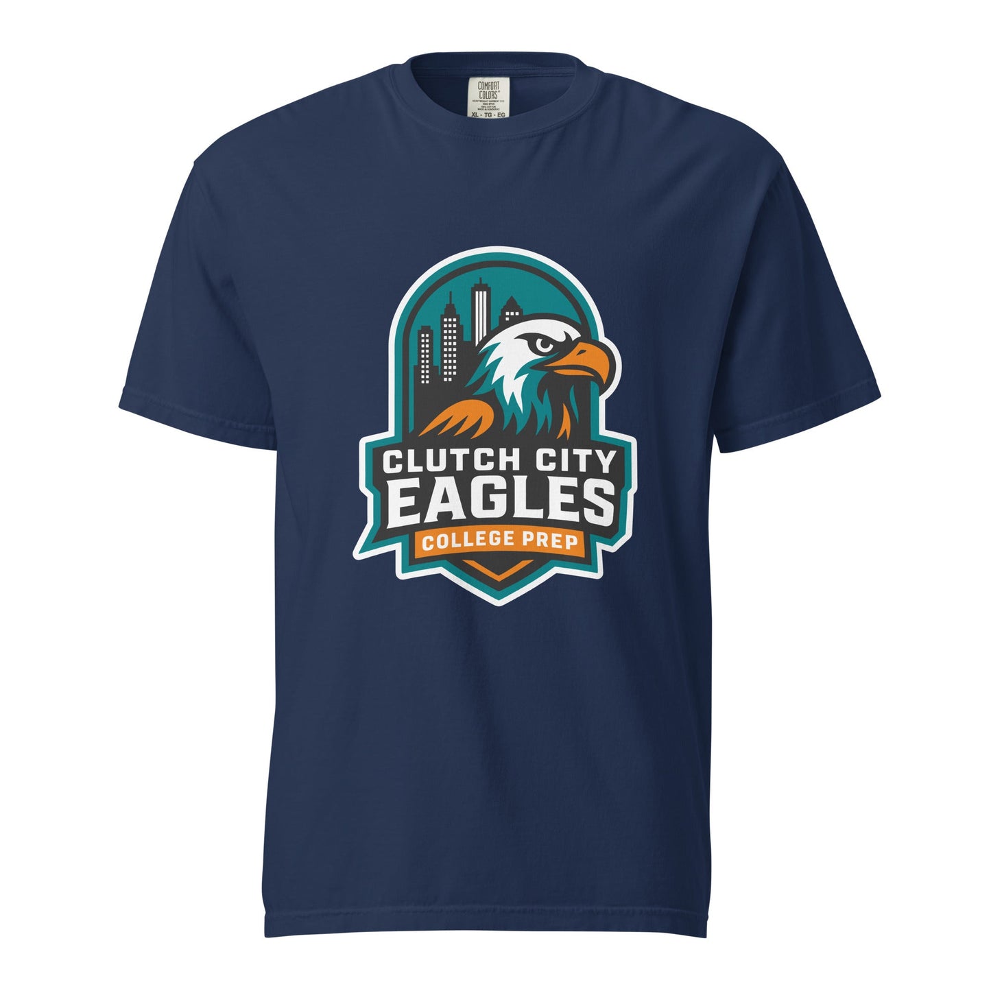 Signature | Comfort Colors T-Shirt | Clutch City College Prep | Shield Logo