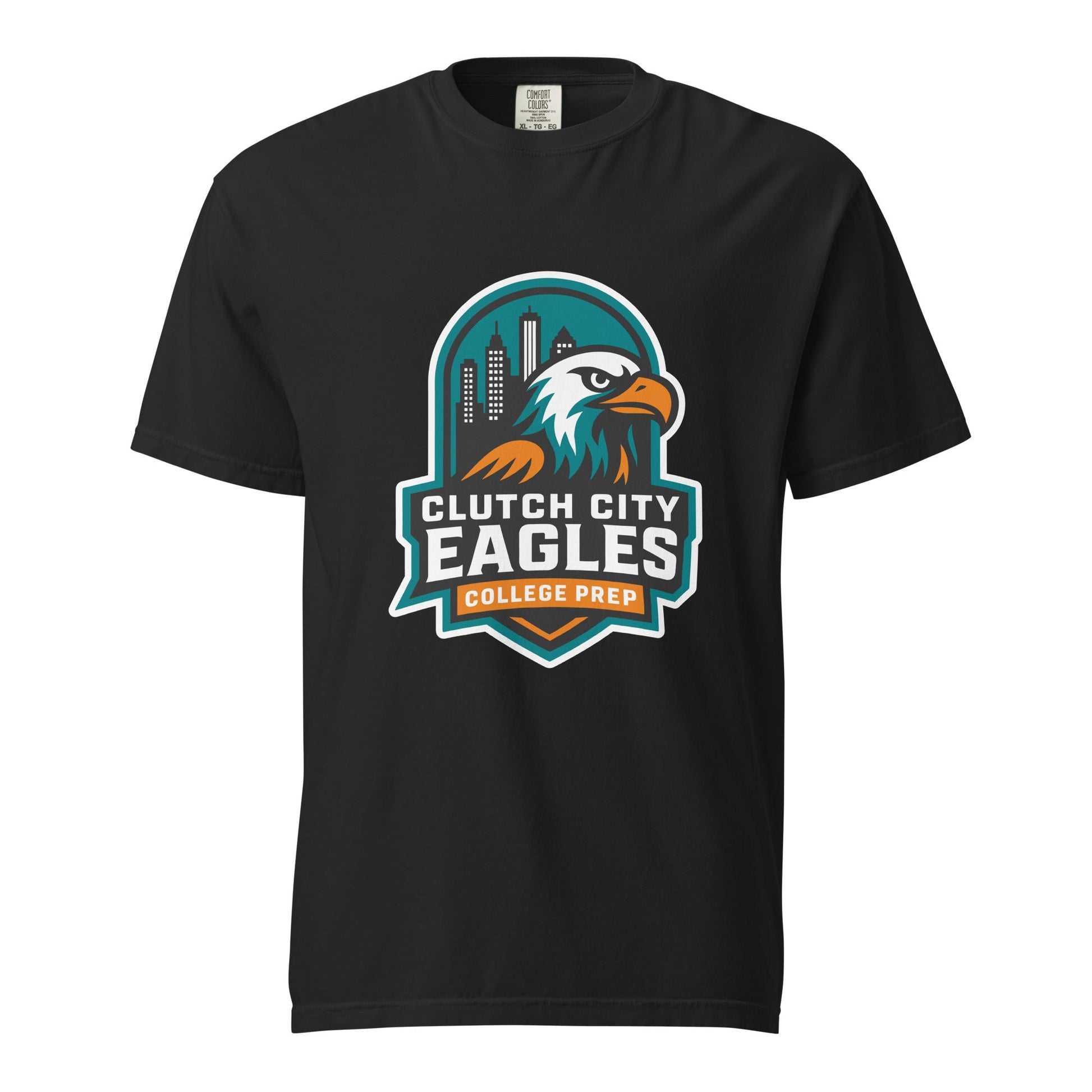Signature | Comfort Colors T-Shirt | Clutch City College Prep | Shield Logo
