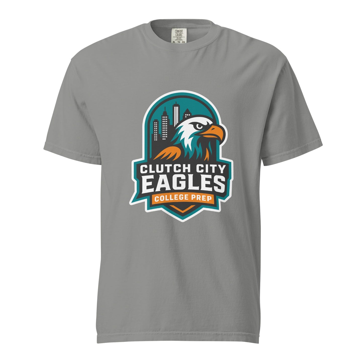 Signature | Comfort Colors T-Shirt | Clutch City College Prep | Shield Logo