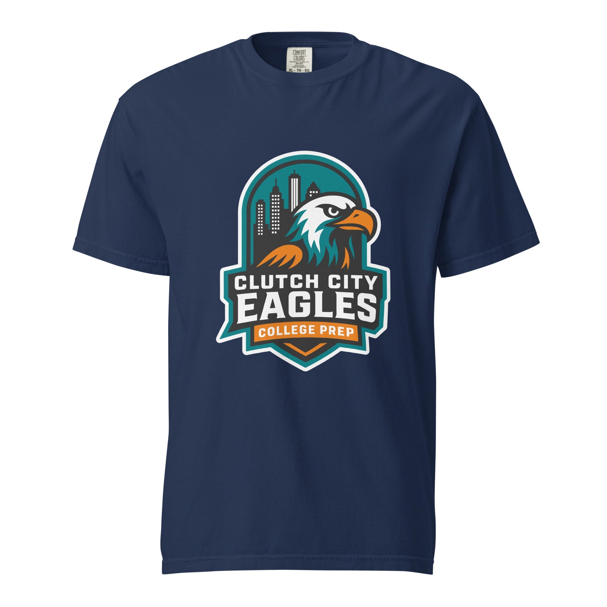 Signature | Comfort Colors T-Shirt | Clutch City College Prep | Shield Logo