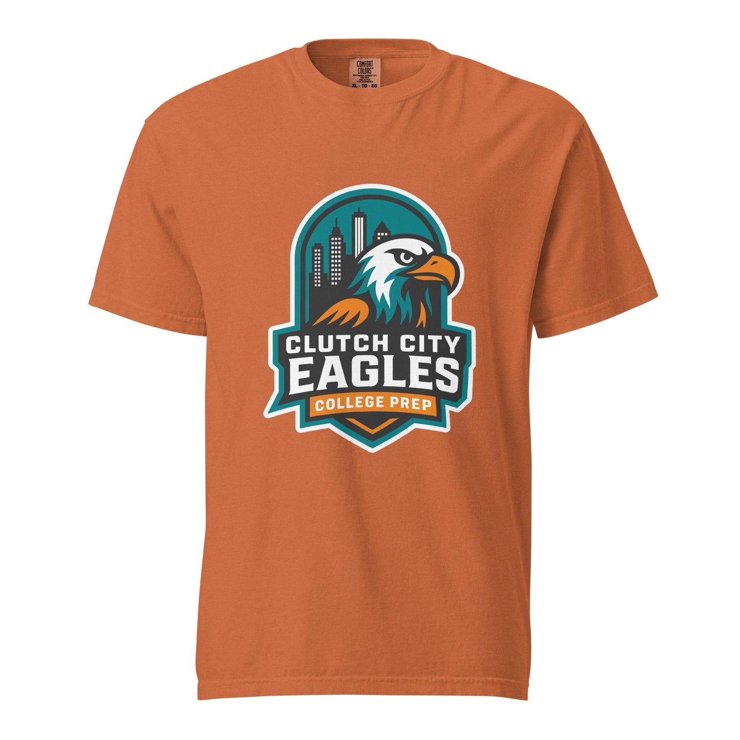 Signature | Comfort Colors T-Shirt | Clutch City College Prep | Shield Logo