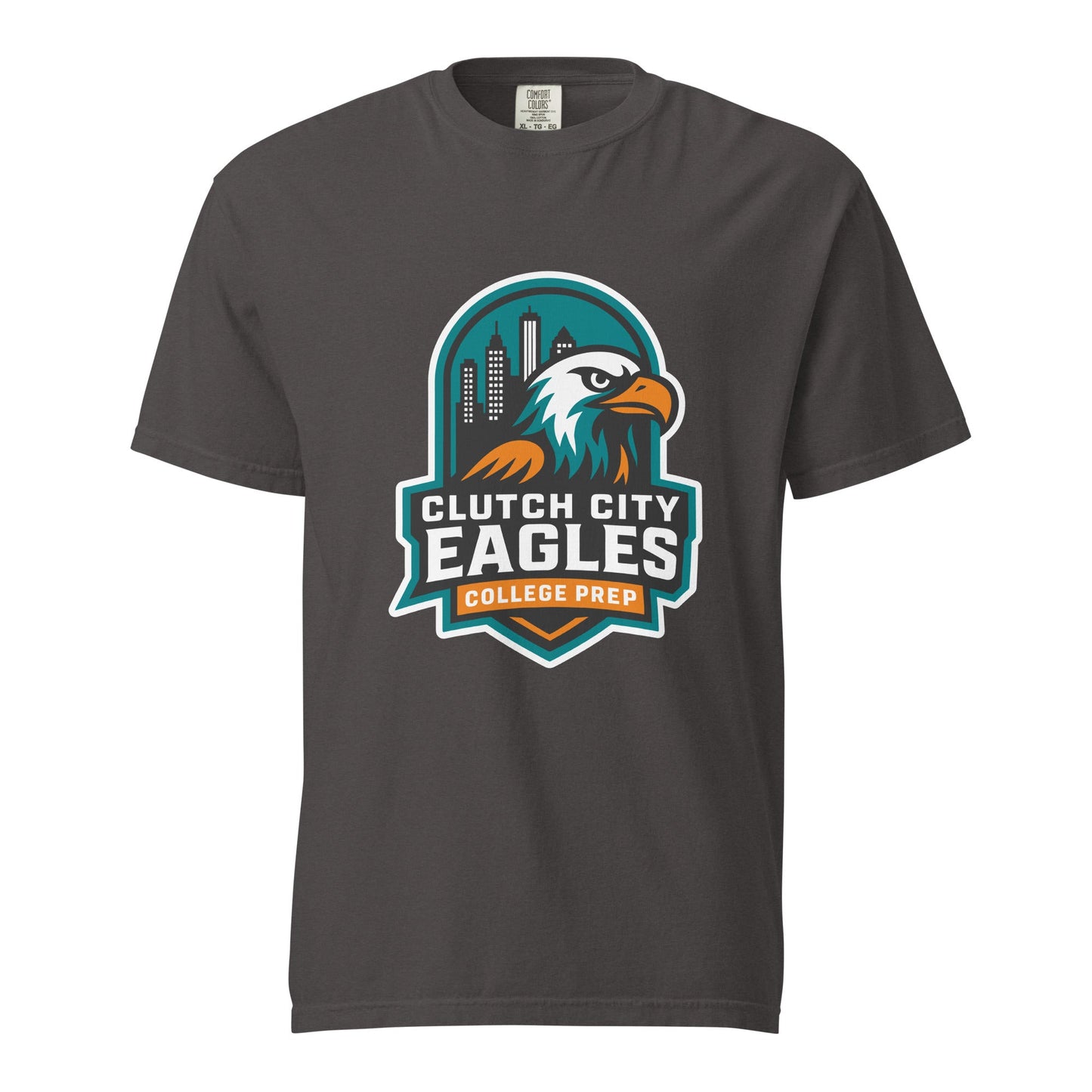Signature | Comfort Colors T-Shirt | Clutch City College Prep | Shield Logo