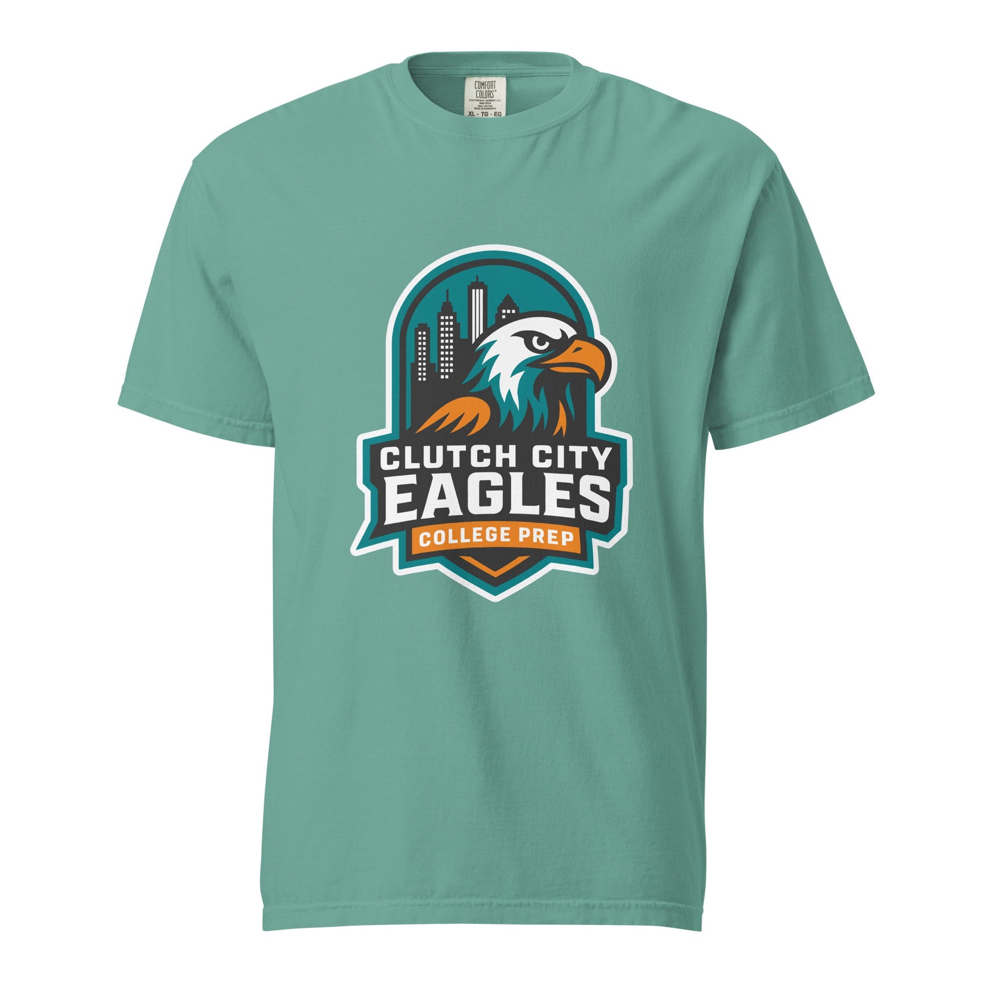Signature | Comfort Colors T-Shirt | Clutch City College Prep | Shield Logo