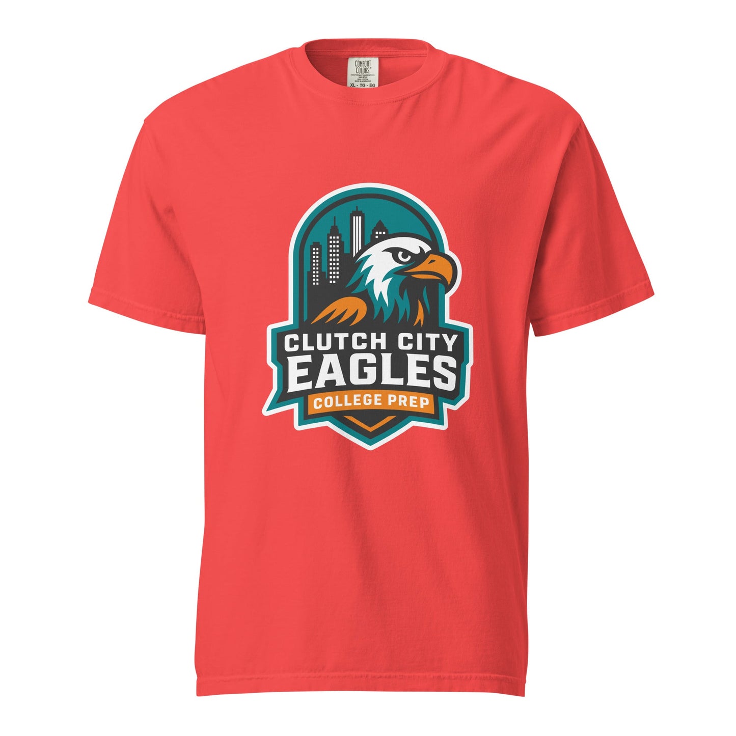 Signature | Comfort Colors T-Shirt | Clutch City College Prep | Shield Logo