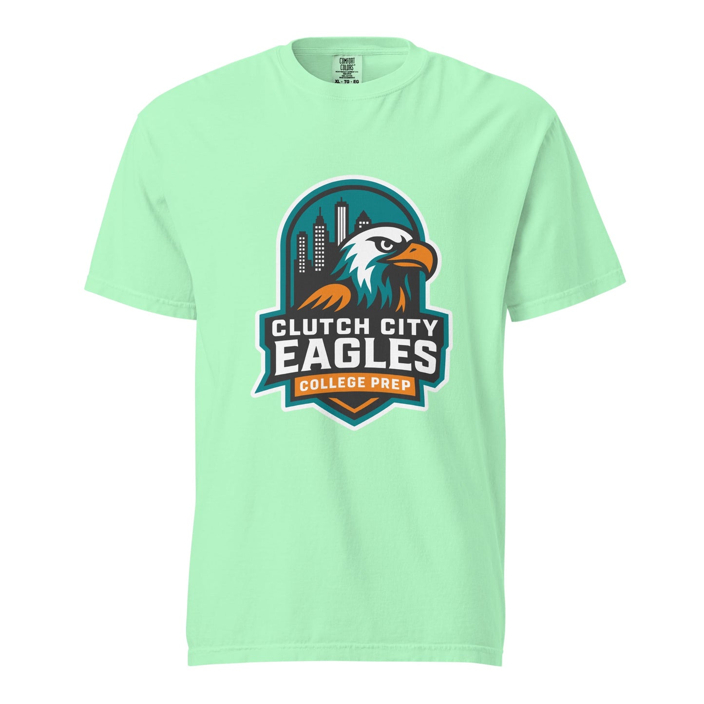 Signature | Comfort Colors T-Shirt | Clutch City College Prep | Shield Logo