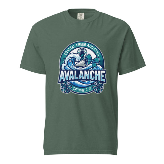 Signature | Comfort Colors T-Shirt | Coastal Cheer Athletics Avalanche