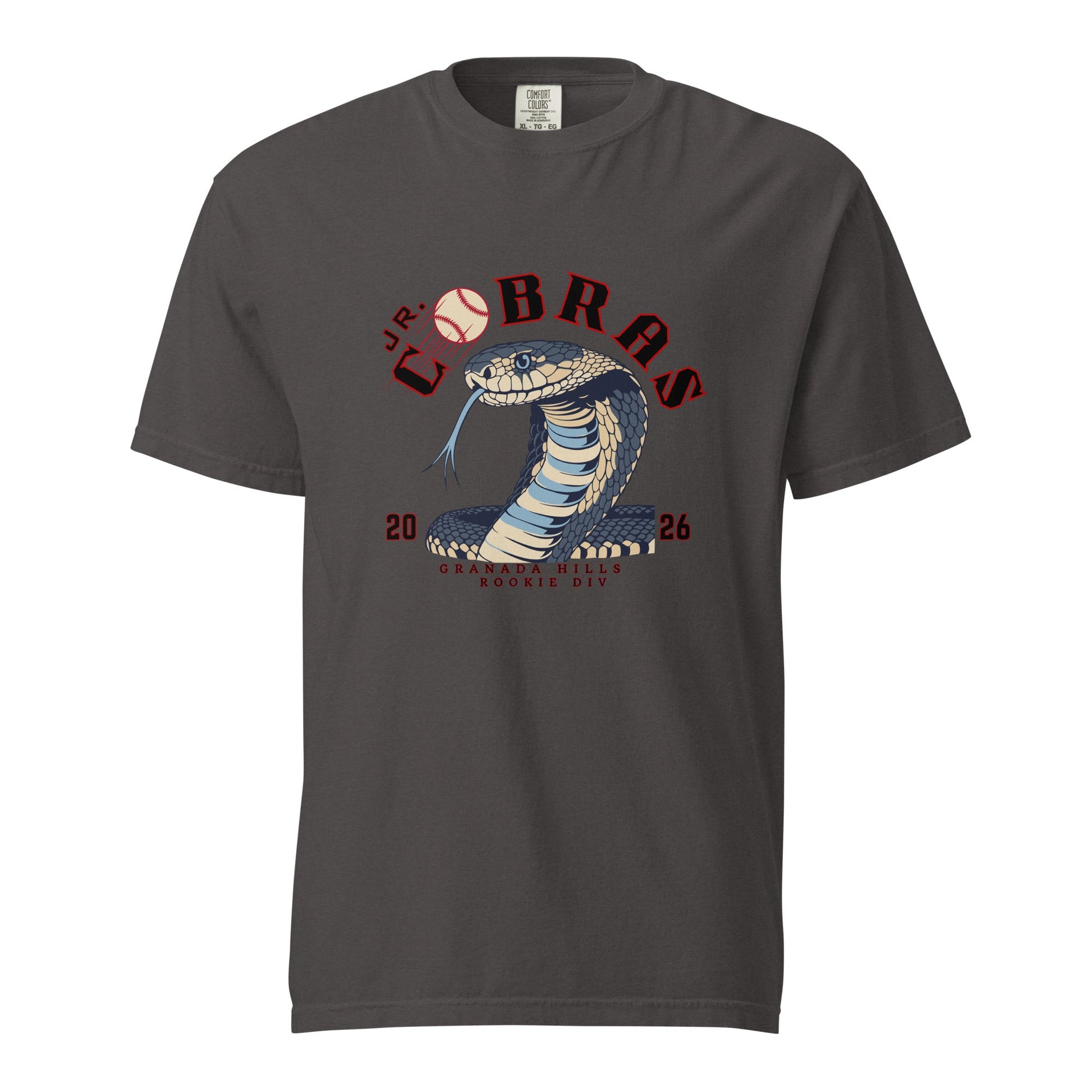 Signature | Comfort Colors T-Shirt | Cobras '26 | Rookie Div Logo