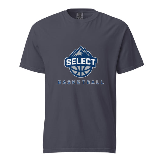 Signature | Comfort Colors T-Shirt | Colorado Select Basketball | Crest Logo