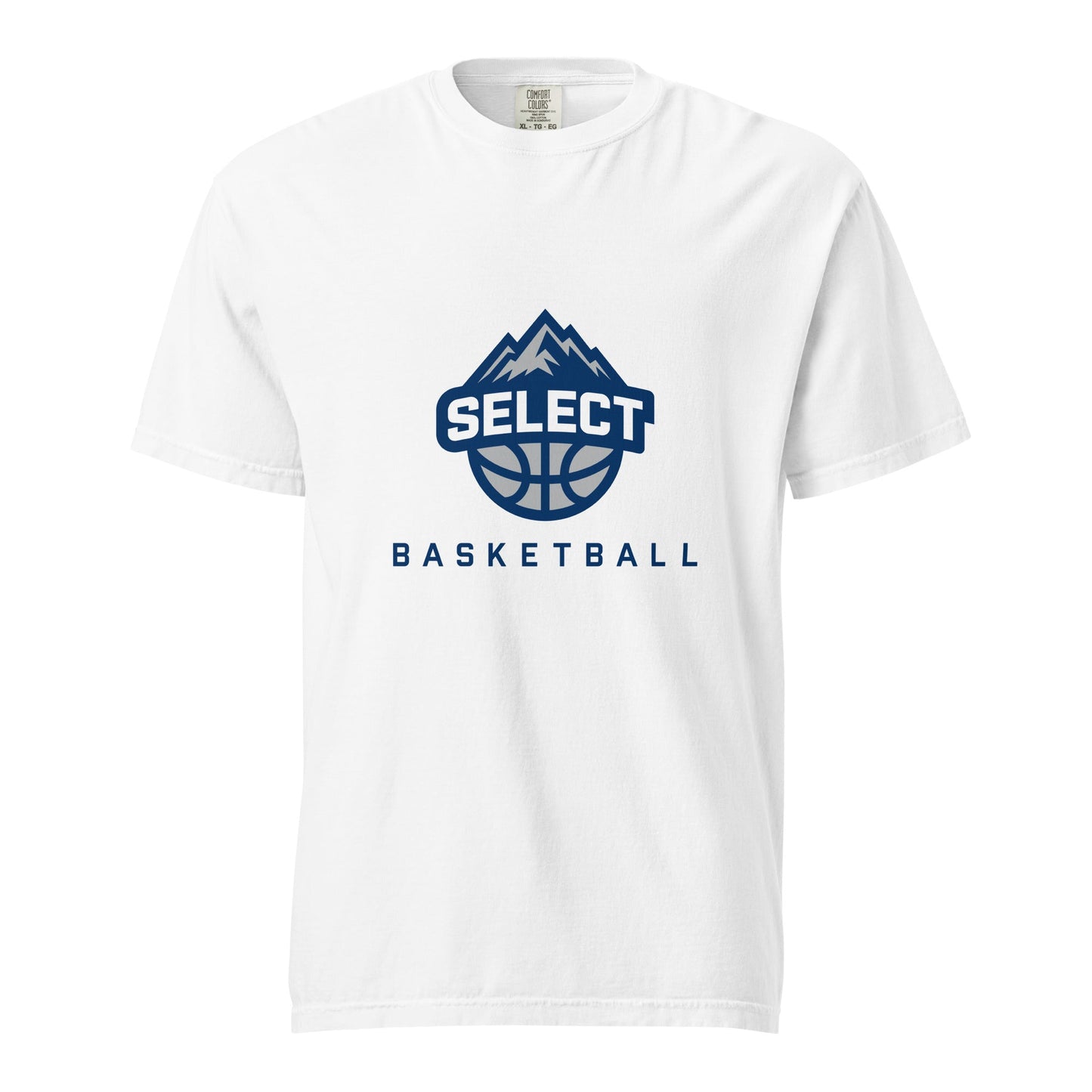 Signature | Comfort Colors T-Shirt | Colorado Select Basketball | Crest Logo