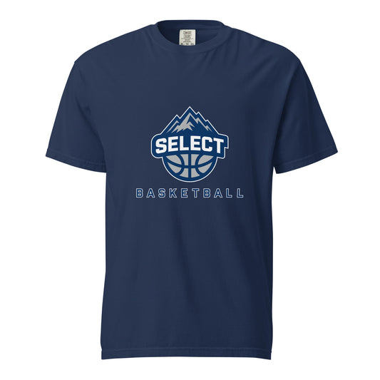 Signature | Comfort Colors T-Shirt | Colorado Select Basketball | Crest Logo