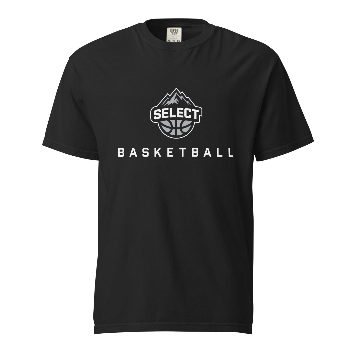 Signature | Comfort Colors T-Shirt | Colorado Select Basketball | Performance Emblem Logo