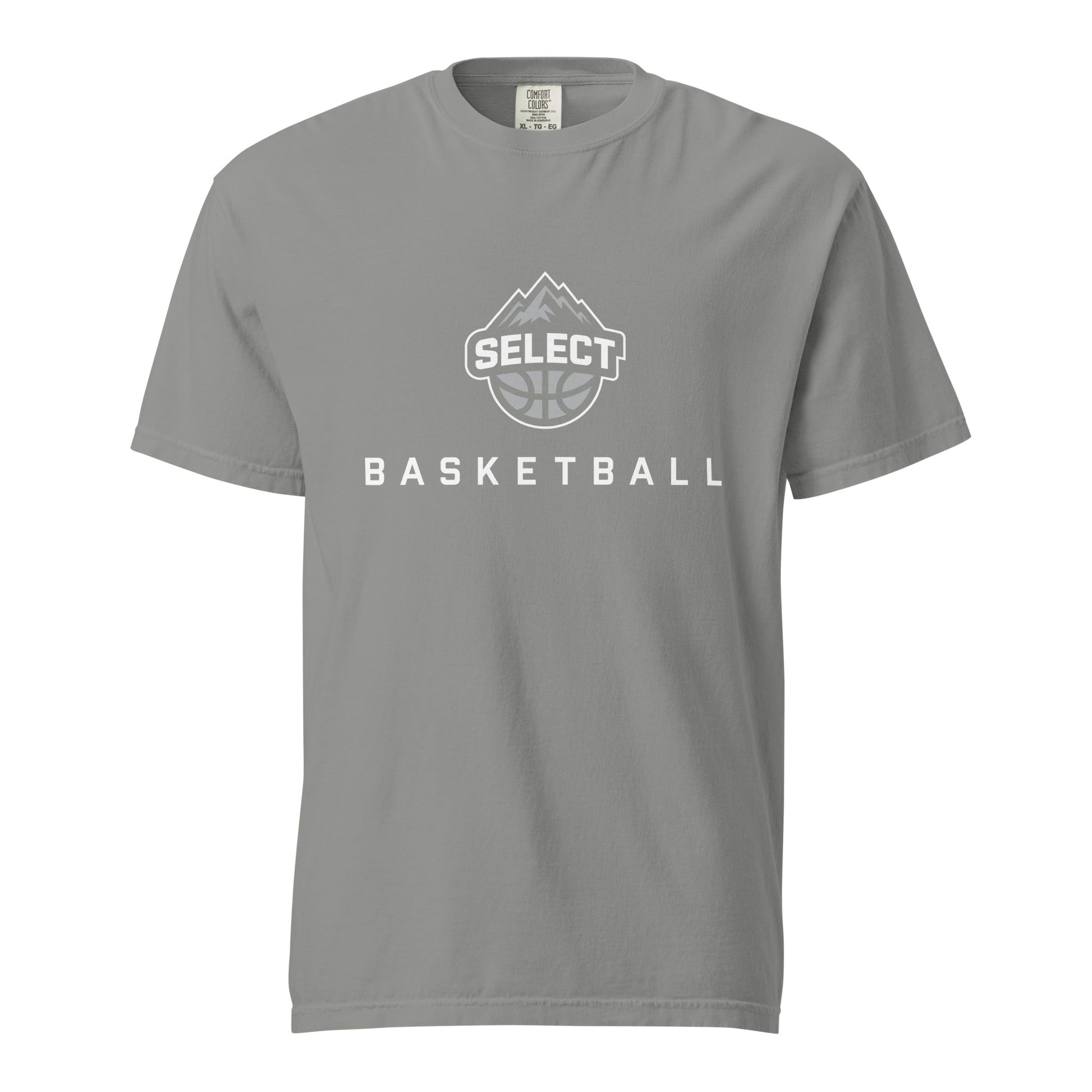 Signature | Comfort Colors T-Shirt | Colorado Select Basketball | Performance Emblem Logo