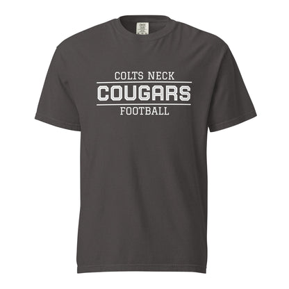 Signature | Comfort Colors T-Shirt | Colts Neck Cougars | Youth Tackle Football (AYF) | Script Logo