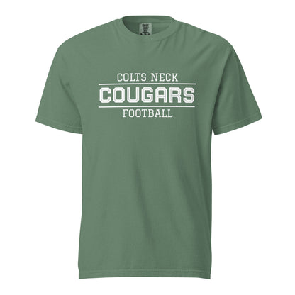 Signature | Comfort Colors T-Shirt | Colts Neck Cougars | Youth Tackle Football (AYF) | Script Logo