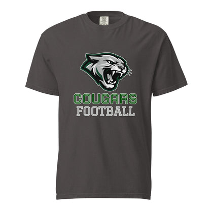 Signature | Comfort Colors T-Shirt | Colts Neck Cougars | Youth Tackle Football (AYF) | Strike Mascot Logo
