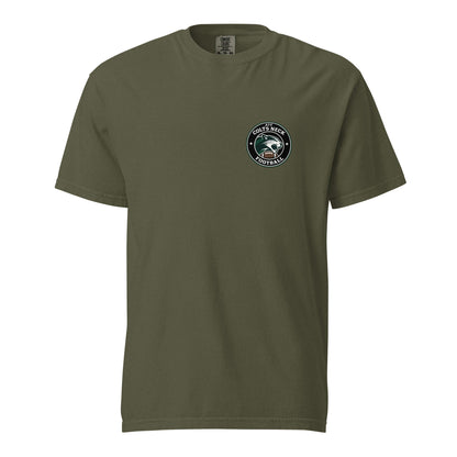 Signature | Comfort Colors T-Shirt | Colts Neck Cougars | Youth Tackle Football (AYF) | Varsity Badge Logo