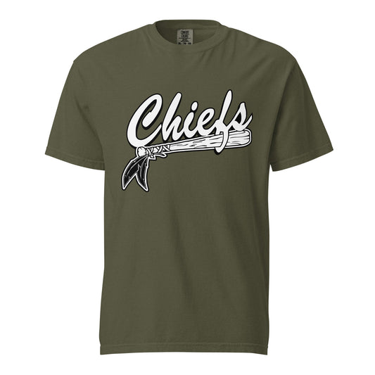 Signature | Comfort Colors T-Shirt | Connetquot Chiefs | Letter Crest Logo