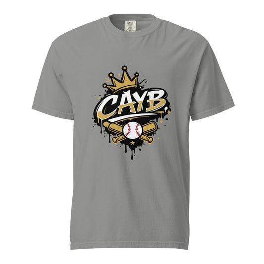 Signature | Comfort Colors T-Shirt | Conroe Area Youth Baseball | Crown Logo