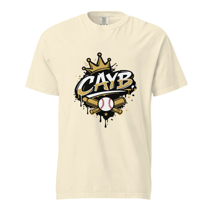 Signature | Comfort Colors T-Shirt | Conroe Area Youth Baseball | Crown Logo