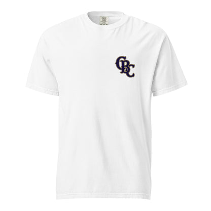 Signature | Comfort Colors T-Shirt | Cougar Baseball Club | CBC Navy Logo