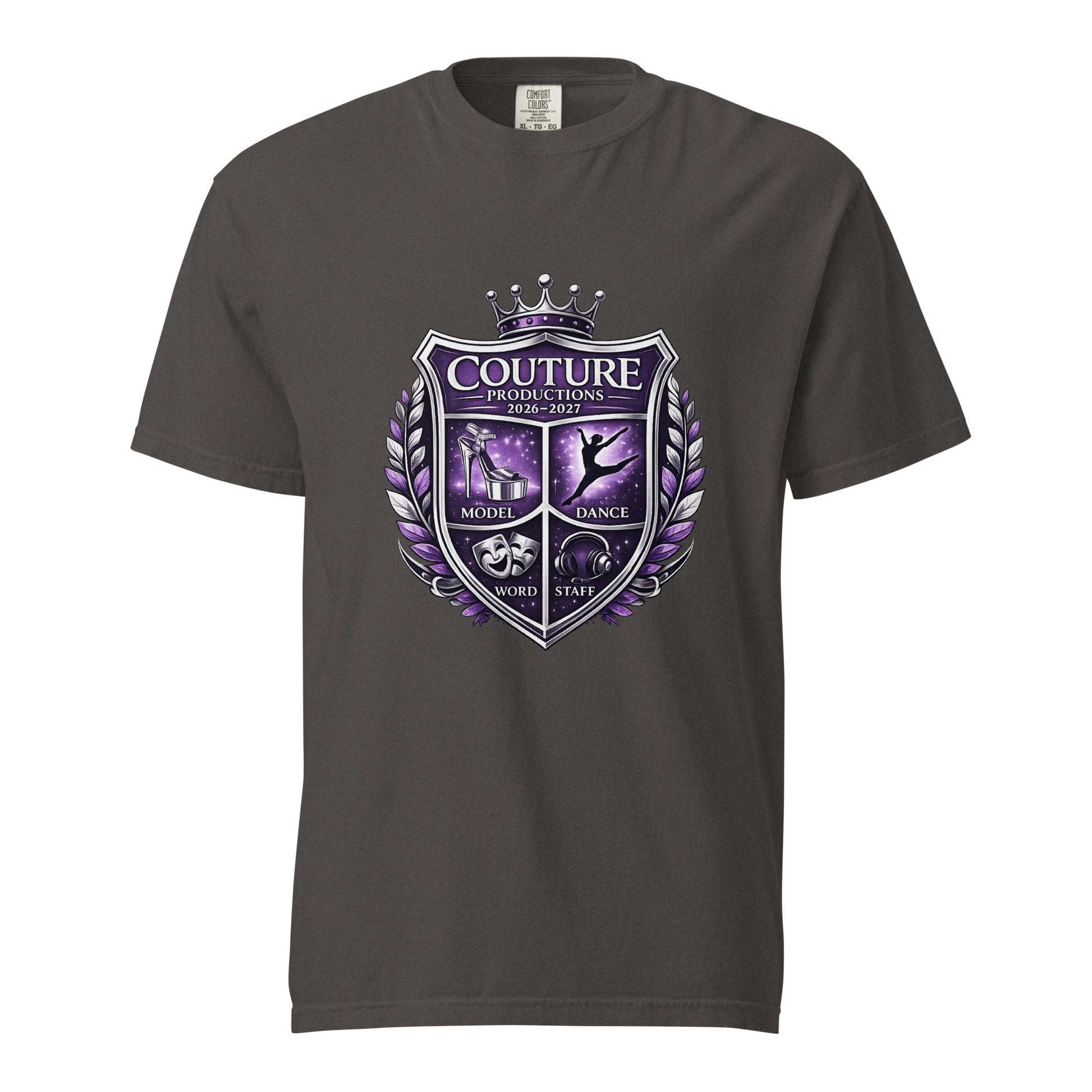 Signature | Comfort Colors T-Shirt | Couture Productions | Couture Shield Logo