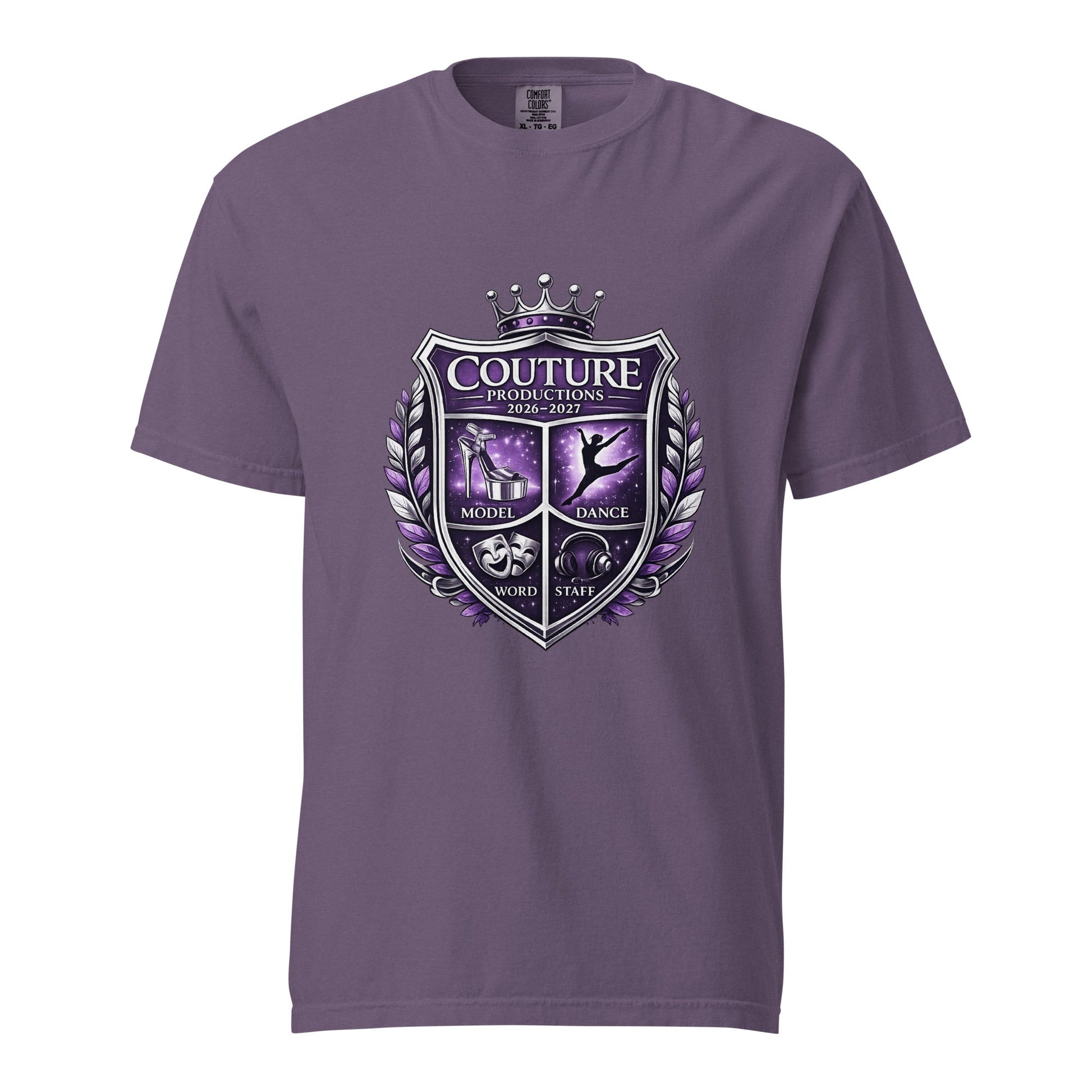 Signature | Comfort Colors T-Shirt | Couture Productions | Couture Shield Logo