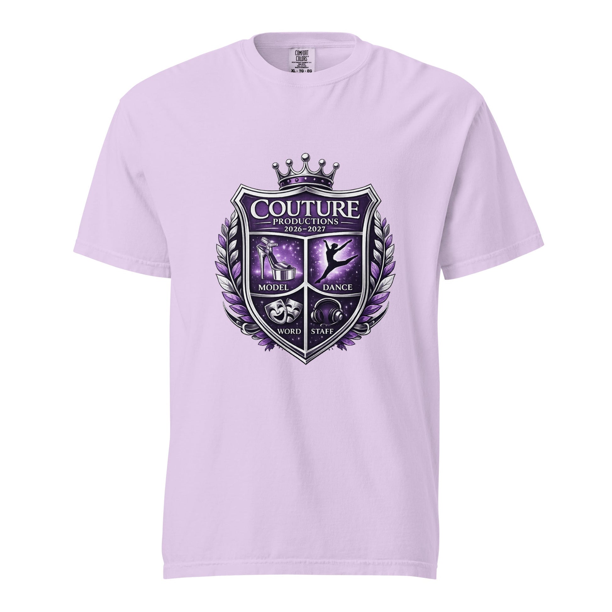 Signature | Comfort Colors T-Shirt | Couture Productions | Couture Shield Logo