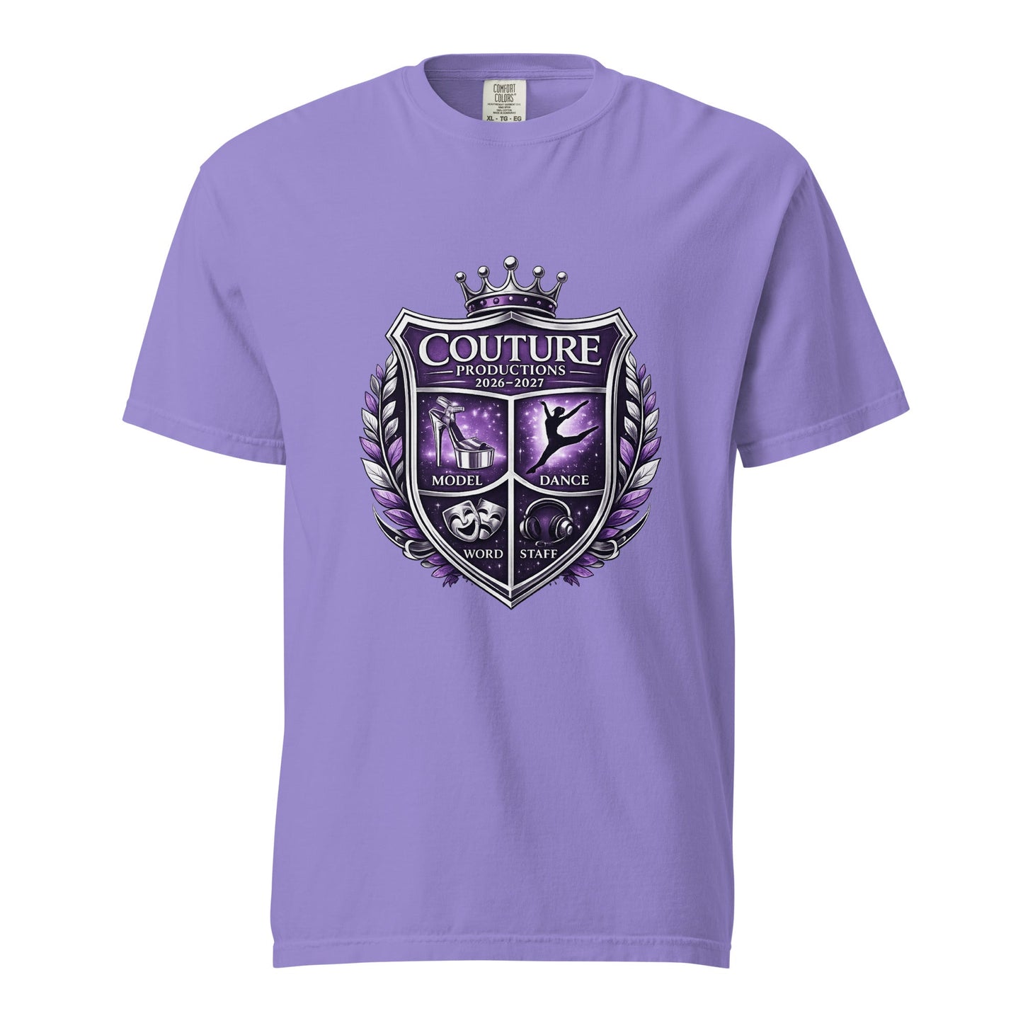 Signature | Comfort Colors T-Shirt | Couture Productions | Couture Shield Logo