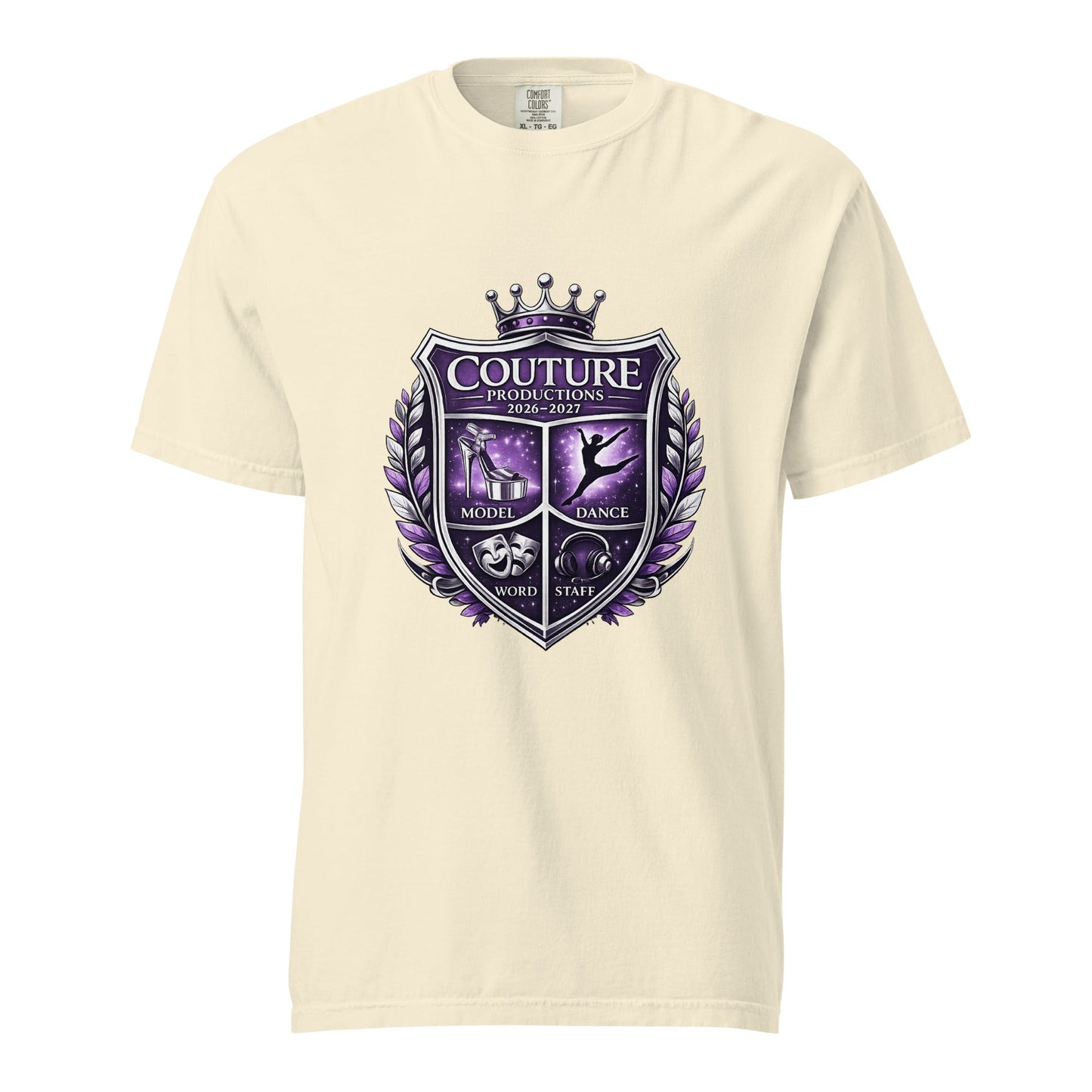 Signature | Comfort Colors T-Shirt | Couture Productions | Couture Shield Logo