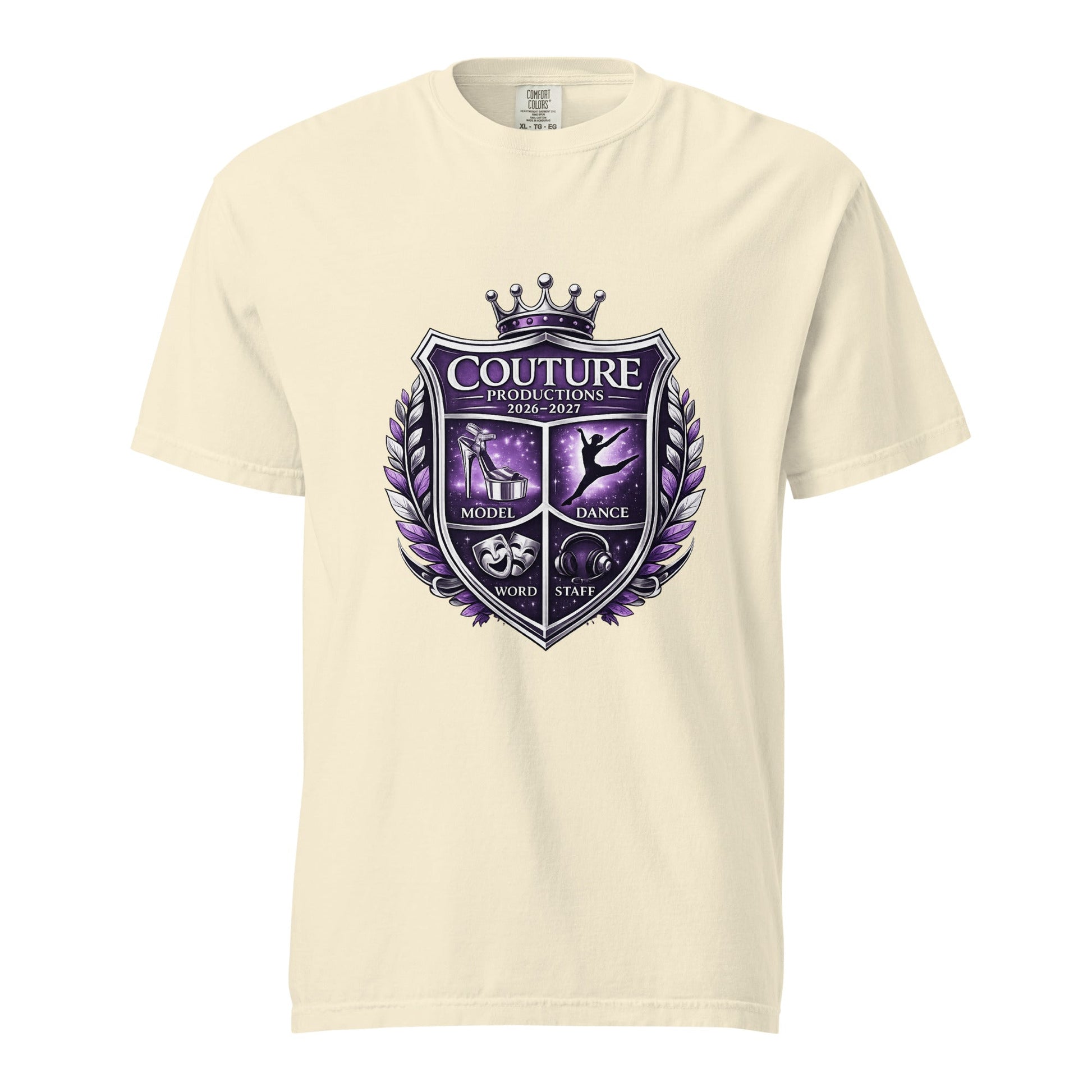 Signature | Comfort Colors T-Shirt | Couture Productions | Couture Shield Logo