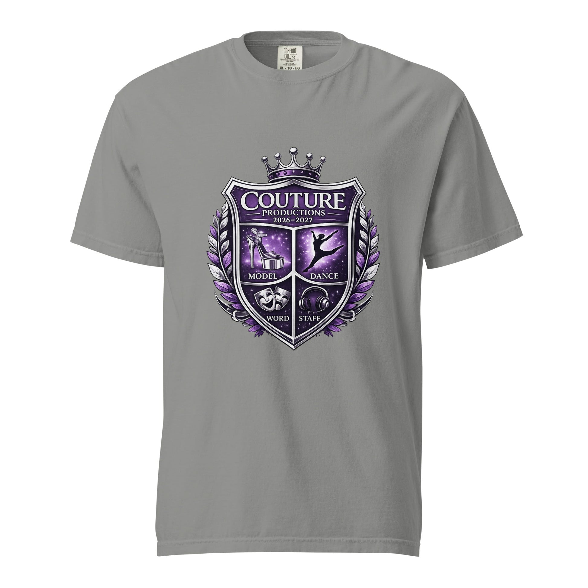 Signature | Comfort Colors T-Shirt | Couture Productions | Couture Shield Logo