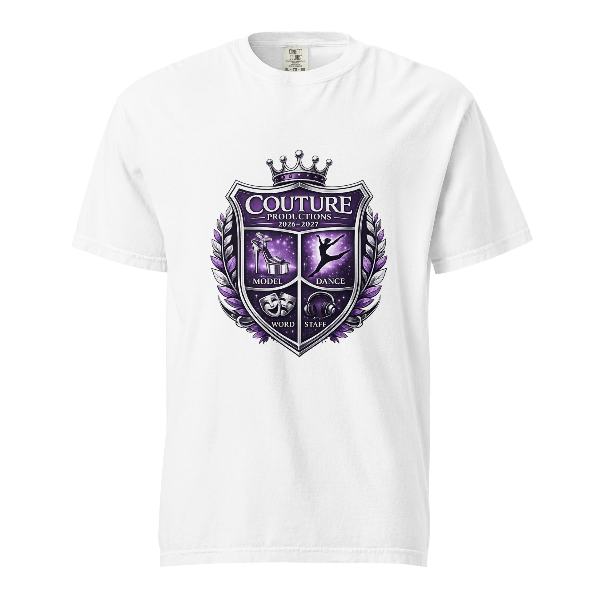 Signature | Comfort Colors T-Shirt | Couture Productions | Couture Shield Logo