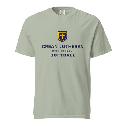 Signature | Comfort Colors T-Shirt | Crean Lutheran Softball | CLHS SB Logo
