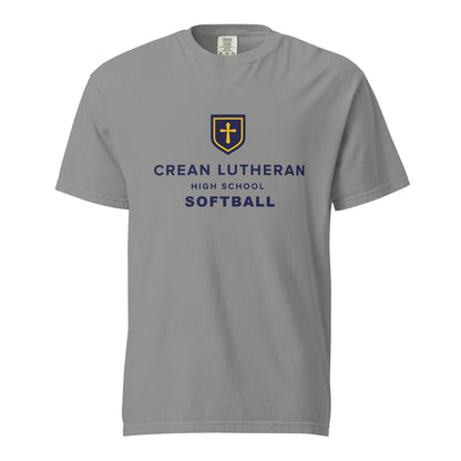Signature | Comfort Colors T-Shirt | Crean Lutheran Softball | CLHS SB Logo