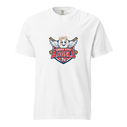 Signature | Comfort Colors T-Shirt | Cross City Angels | Shield Logo