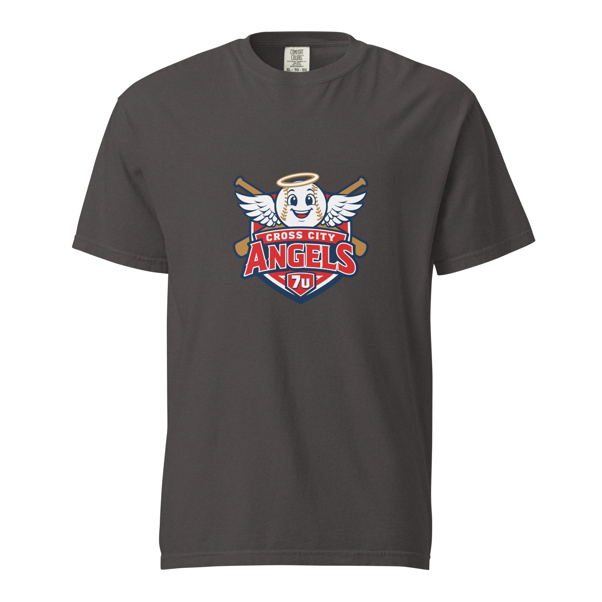 Signature | Comfort Colors T-Shirt | Cross City Angels | Shield Logo