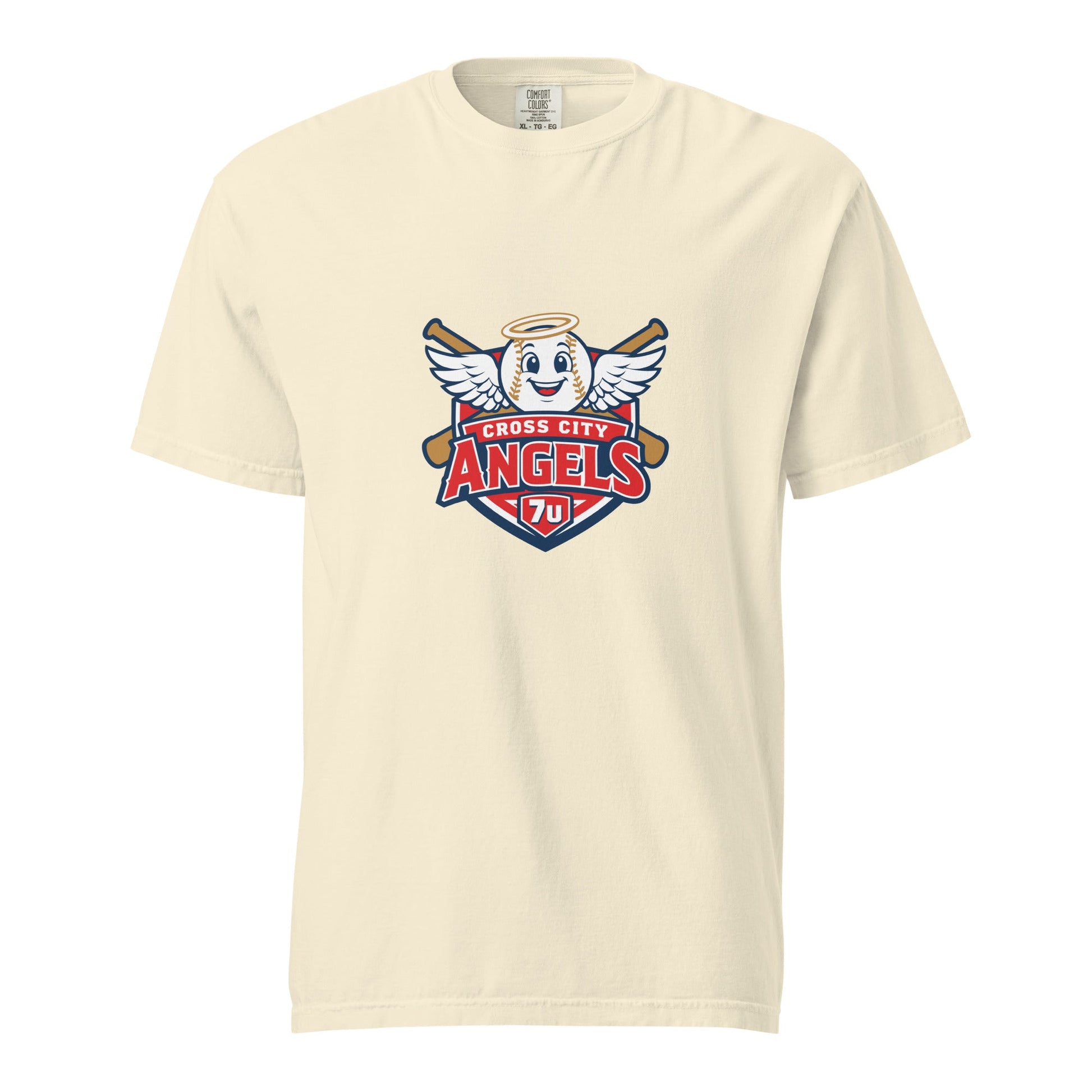 Signature | Comfort Colors T-Shirt | Cross City Angels | Shield Logo