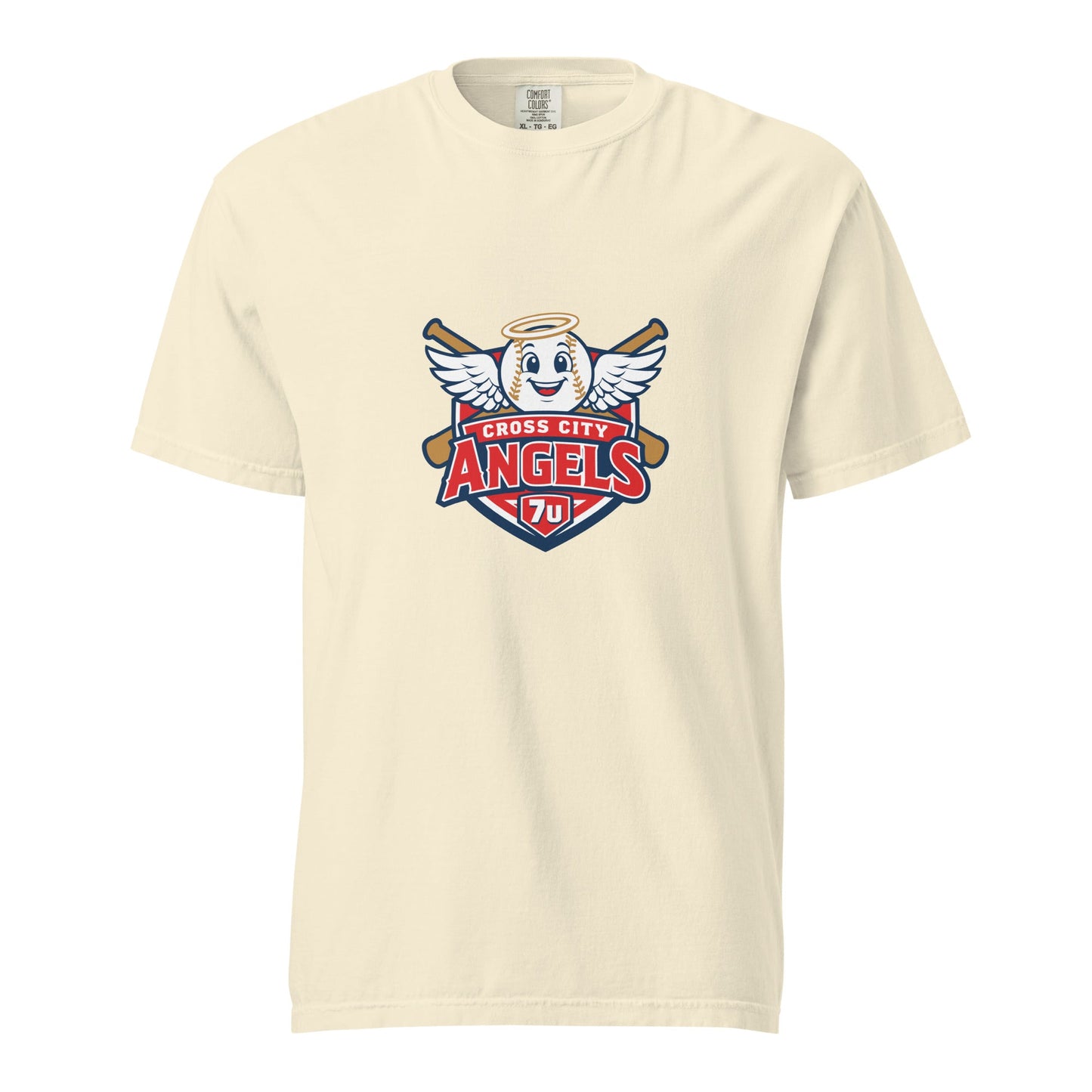 Signature | Comfort Colors T-Shirt | Cross City Angels | Shield Logo