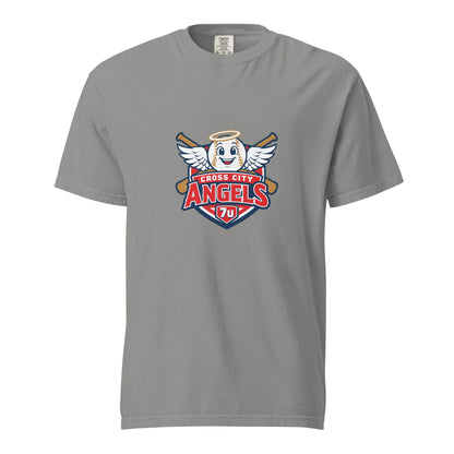 Signature | Comfort Colors T-Shirt | Cross City Angels | Shield Logo