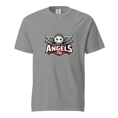 Signature | Comfort Colors T-Shirt | Cross City Angels | Winged Guardian Logo