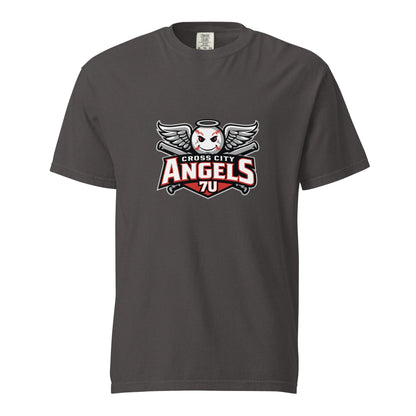 Signature | Comfort Colors T-Shirt | Cross City Angels | Winged Guardian Logo