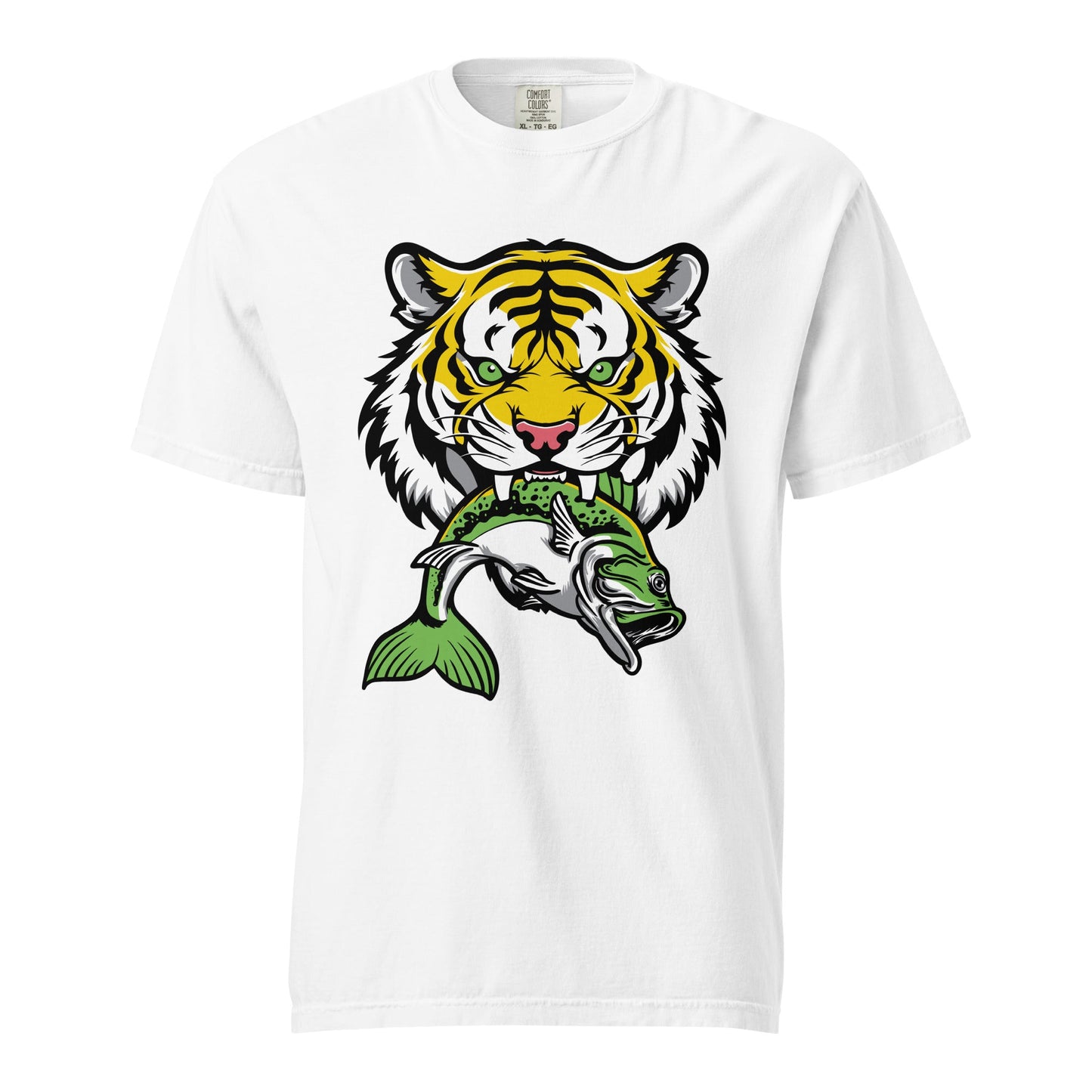 Signature | Comfort Colors T-Shirt | DeKalb Fishing Team | Mascot Logo