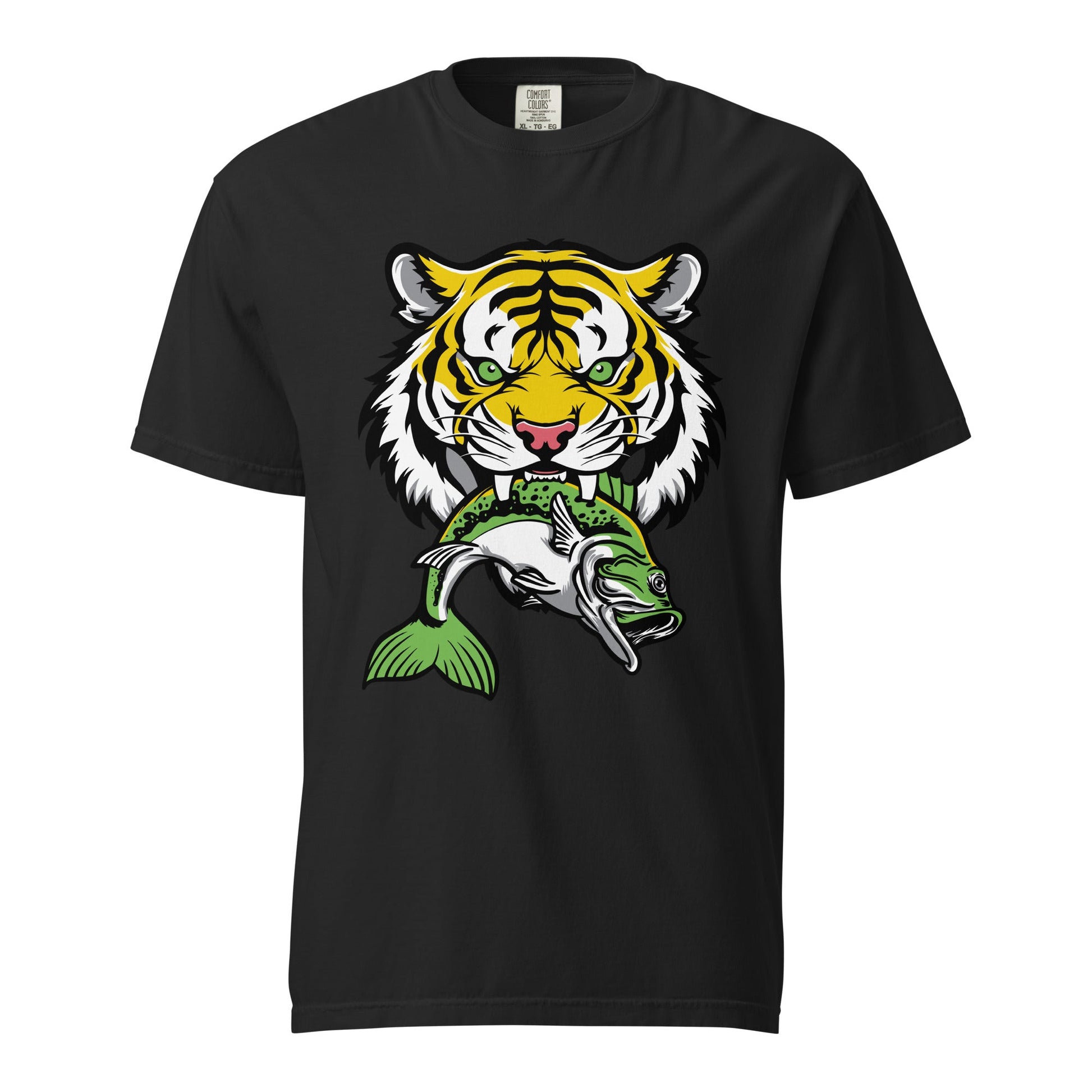 Signature | Comfort Colors T-Shirt | DeKalb Fishing Team | Mascot Logo
